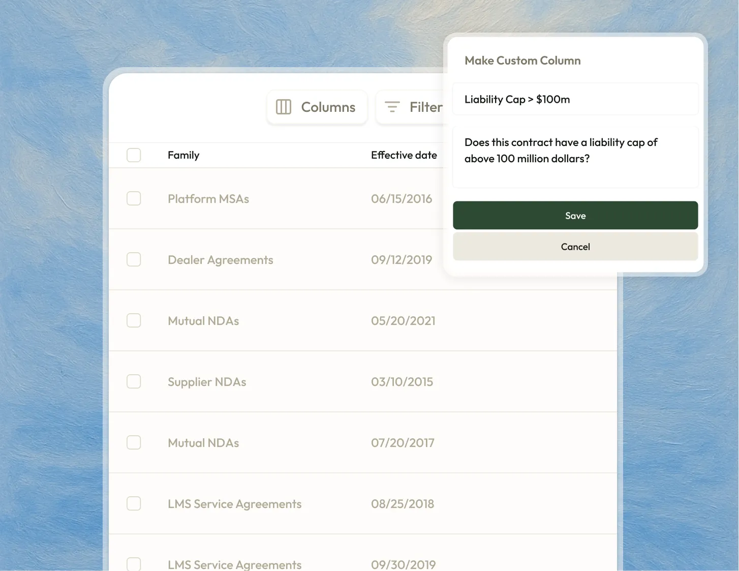 Make Custom Column illustration